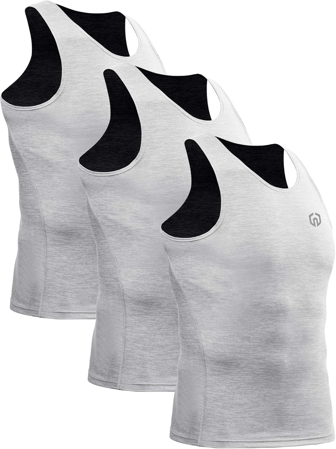 Neleus Men's 3 Pack Athletic Compression Under Base Layer Sport Tank Top at  Men’s Clothing store