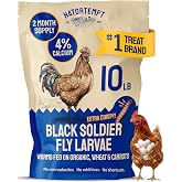Hatortempt 10lb Black Soldier Fly Larvae for Chickens, Calci Chicken Treats | 80x More Calcium Than Mealworms - Black Soldier