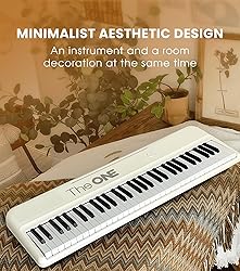The ONE Smart Keyboard COLOR 61 Lighted Keys Piano
