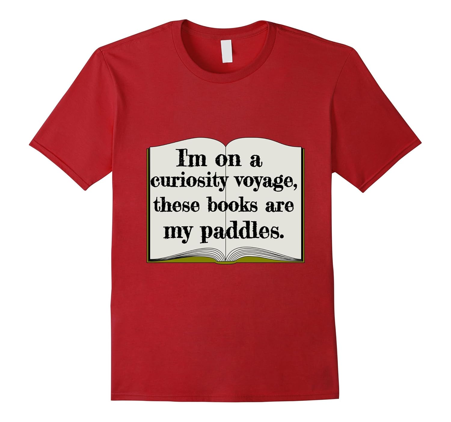 Curiosity Voyage Read A Book Not TV T-shirt Graphic Tee-ANZ