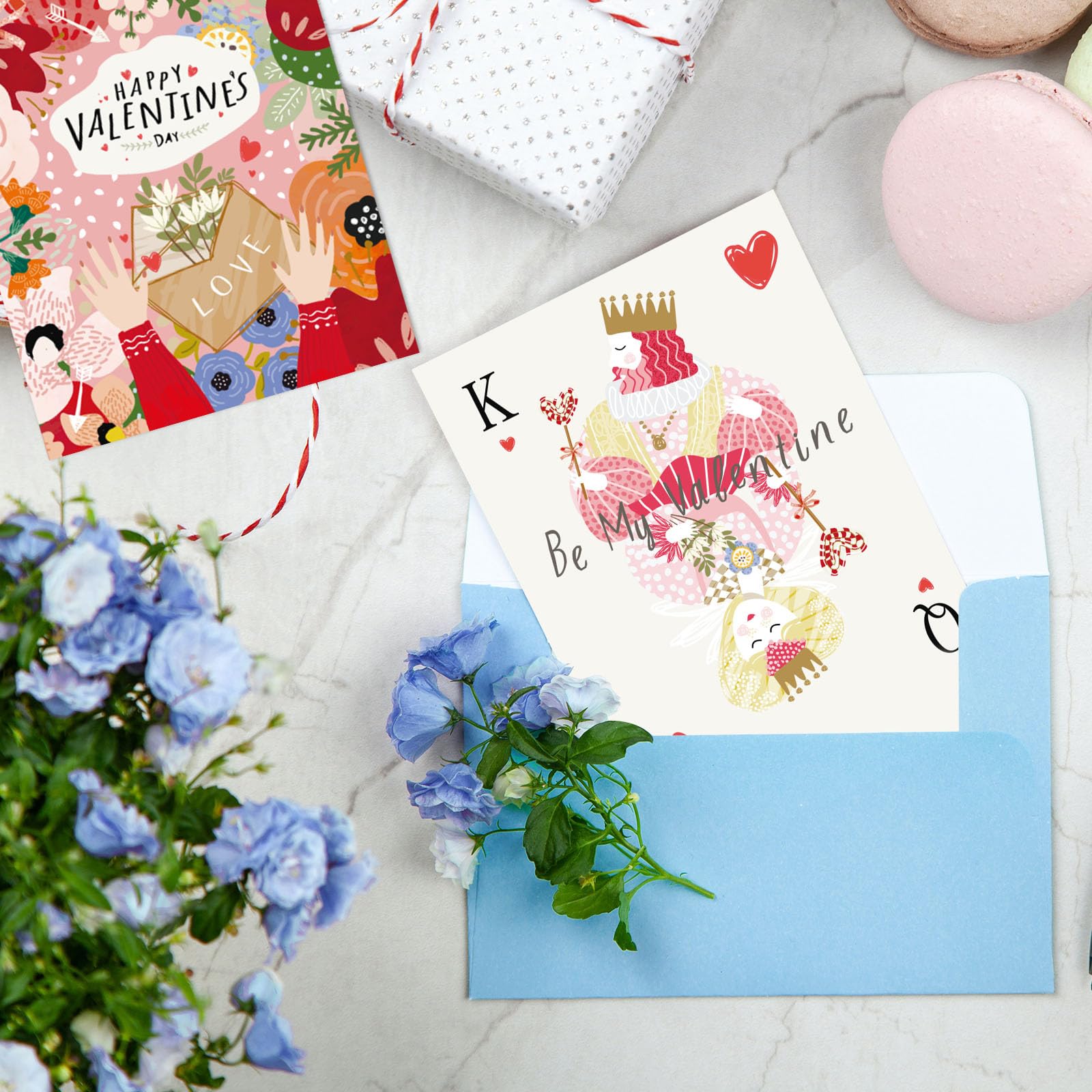 PATIKIL 50 Sets Pure Cotton Watercolor Cards 140lb/300 GSM Postcards with Envelopes for Art Painting Creative Thank Notes, 4x6 Inch
