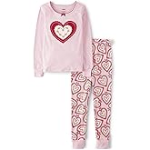 Gymboree,Gymmie Cotton Pajama Sets, Big Kid, Toddler,Valentine Rose,14