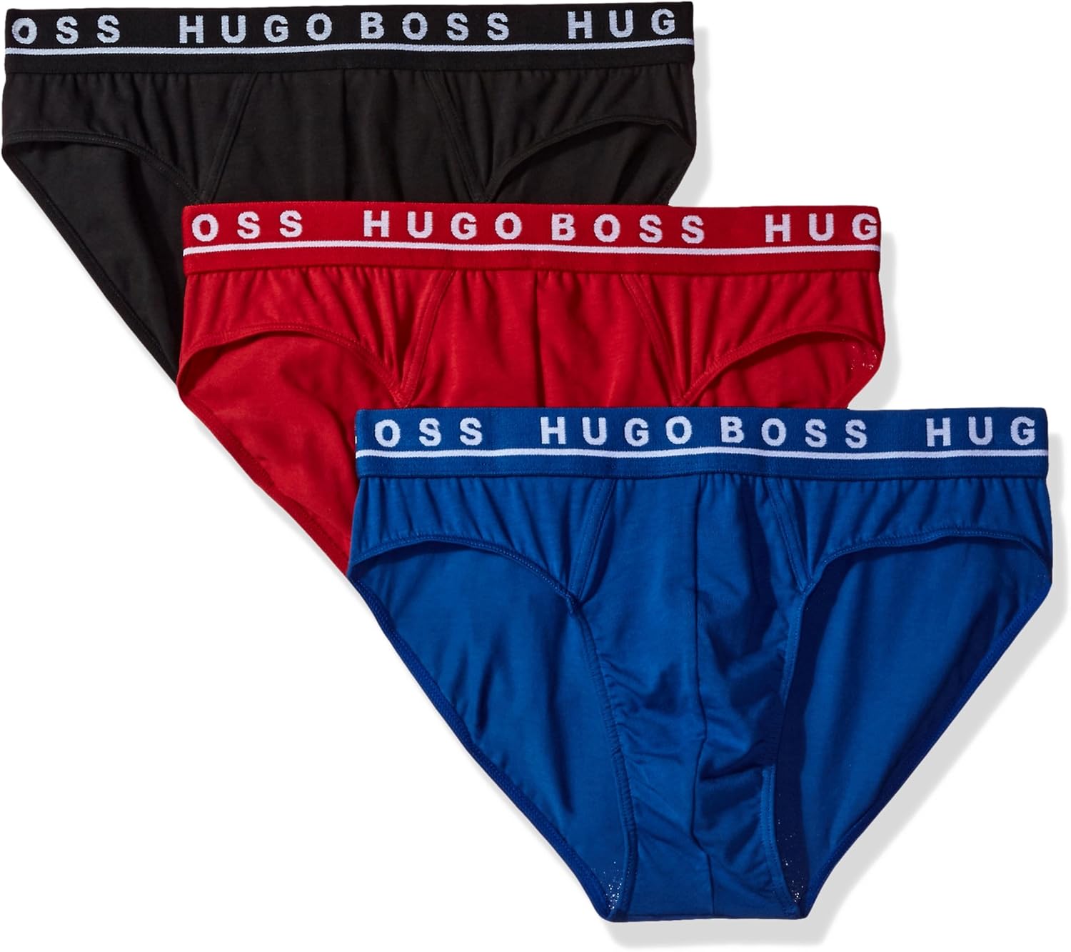 HUGO BOSS Men's 3-Pack Classic Regular Fit Stretch Briefs at  Men’s Clothing store
