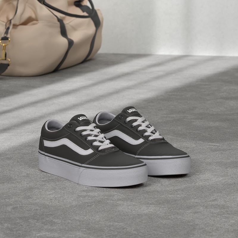 Femme Ward Platform Canvas Shoes, Noir Canvas Black White, 40 EU — photo 2 sur 7