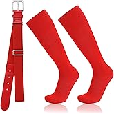 Baseball Socks and Belt Combo for Youth Adult - Softball Socks and Belt for Boys and Girls