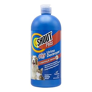 Shout for Pets Carpet Cleaning Sprays and Odor Eliminators | Carpet Cleaner and Stain Remover For Pet Stains and Smells