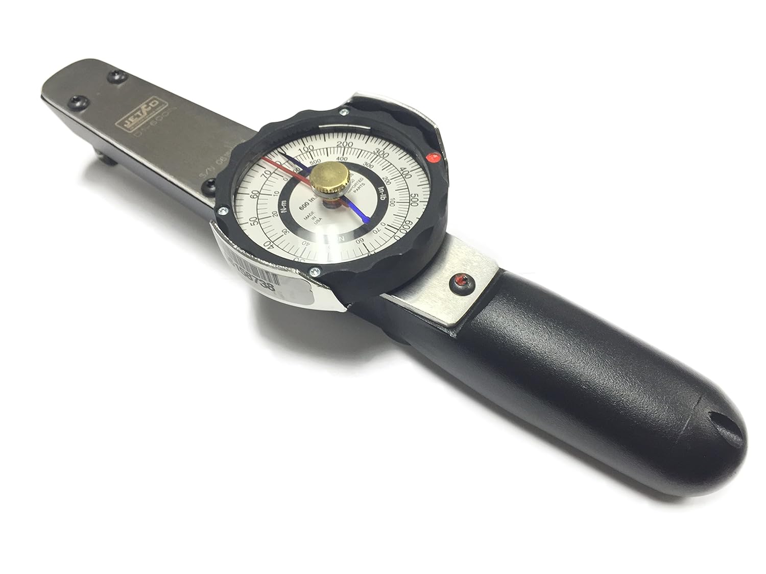 JETCO 3/8Inch Drive Industrial Quality Dial Type Torque Wrench 050 Ft