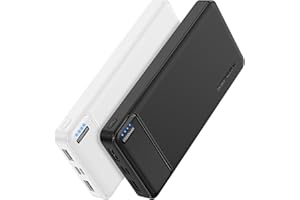 AsperX 2-Pack 15000mAh Portable Charger Power Bank 3A Fast Charging, USB C Output Portable Battery Bank External Battery Pack