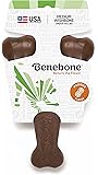Benebone Real Flavor Wishbone Dog Chew Toy, Made in USA