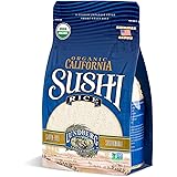 Lundberg Family Farms - Organic California Sushi Rice, Japanese Style Short Grain Rice, Perfectly Sticky, Pantry Staple, Non-