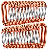 STURME 2" Aluminum D Ring Carabiners Clip D Shape