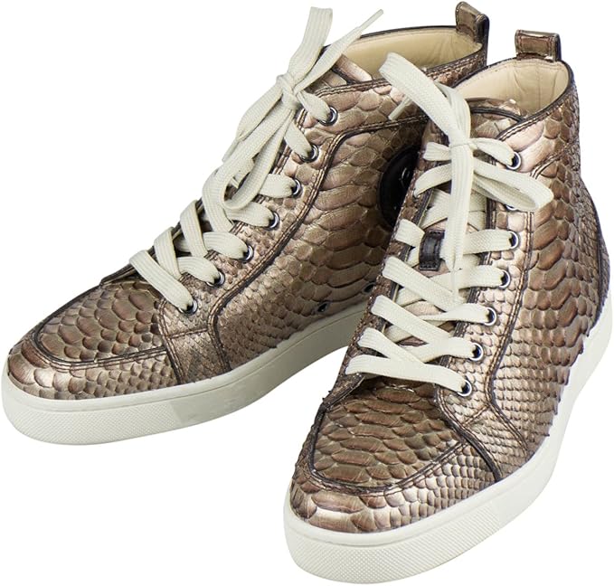 louboutin snakeskin sneakers