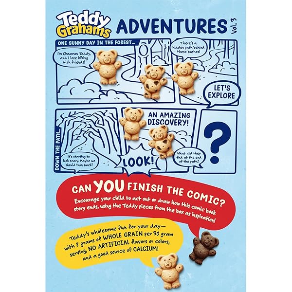 TEDDY GRAHAMS CINNAMON COOKIES, 10 OZ