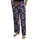 Marvel Comics Men's Avengers Iron Man Captian America Hulk Thor Spider-Man Logos Sleep Lounge Pajama Pants