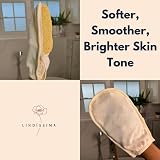 Lindissima Natural Egyptian Loofah Mitt - Exfoliating Body Scrub Glove view 5