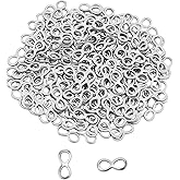 UNICRAFTALE 18K Gold Plated Infinity Charm Bulk Infinity Pendant Mini Stainless Steel Connector Link for Jewelry Making DIY Necklace Bracelet
