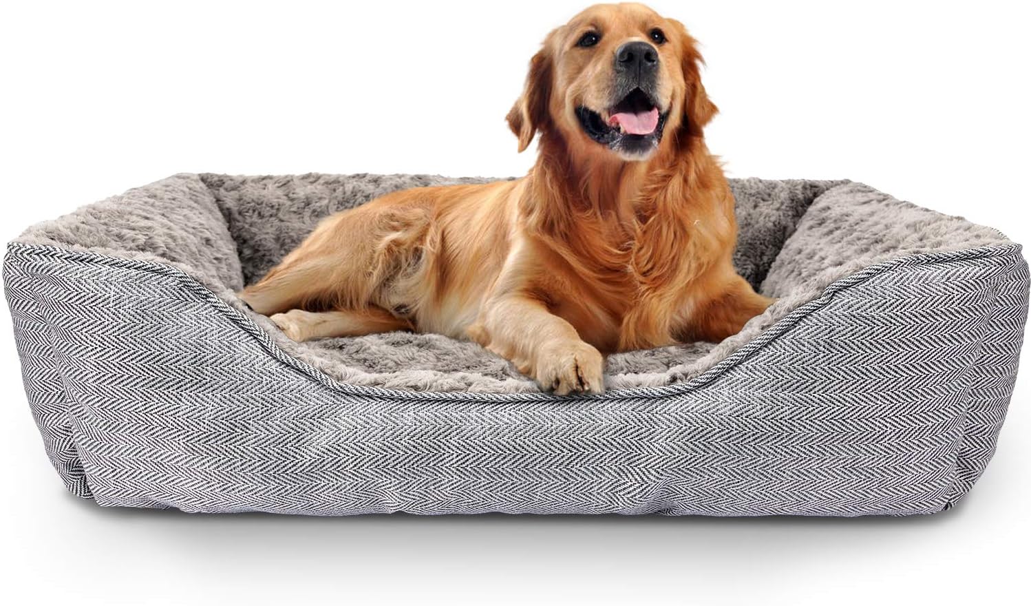 FURTIME Durable Dog Bed for Large Medium Small Dogs Soft Washable Pet Bed