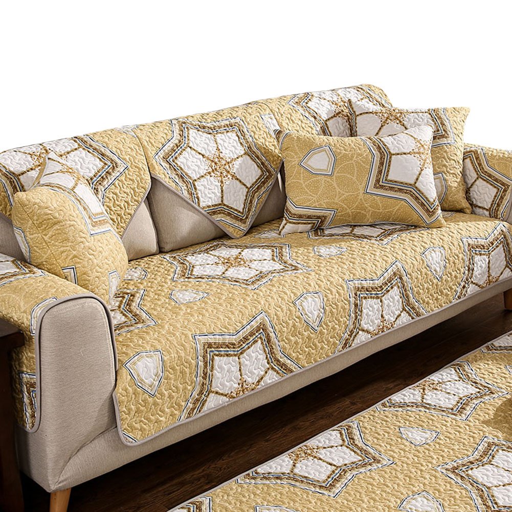 Da Jia Cotton NonSlip Sofa Seats Mat Cover Pad Furniture