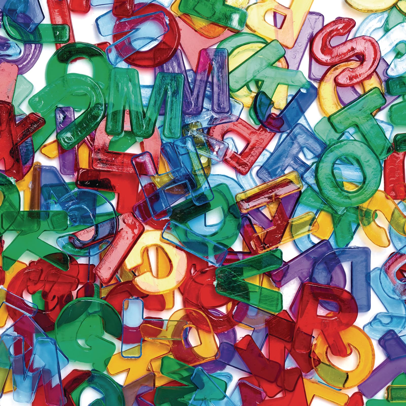 Colorations Translucent Multi-Color Uppercase