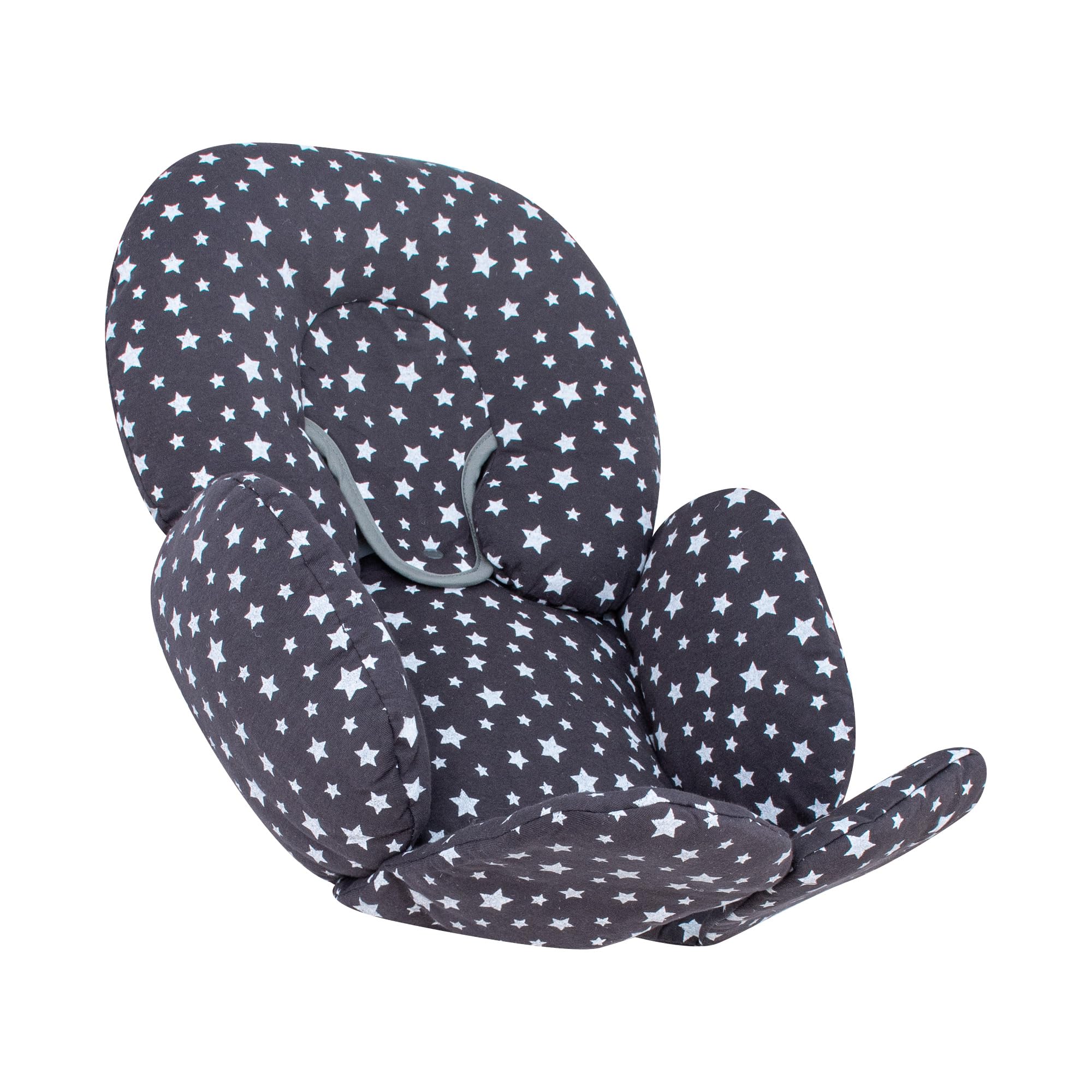 JYOKO KIDS Universal Baby Seat Reducer for Car Seat, Carrycot and Pushchair | Soft Cushion Made of Breathable Organic Cotton | Compatible with Group 0 | Made in Barcelona (Winter, 3 pieces)