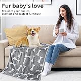 COMSLE Fluffy Dog Blanket Set 3 Pack Small Medium Large Soft Fleece view 7