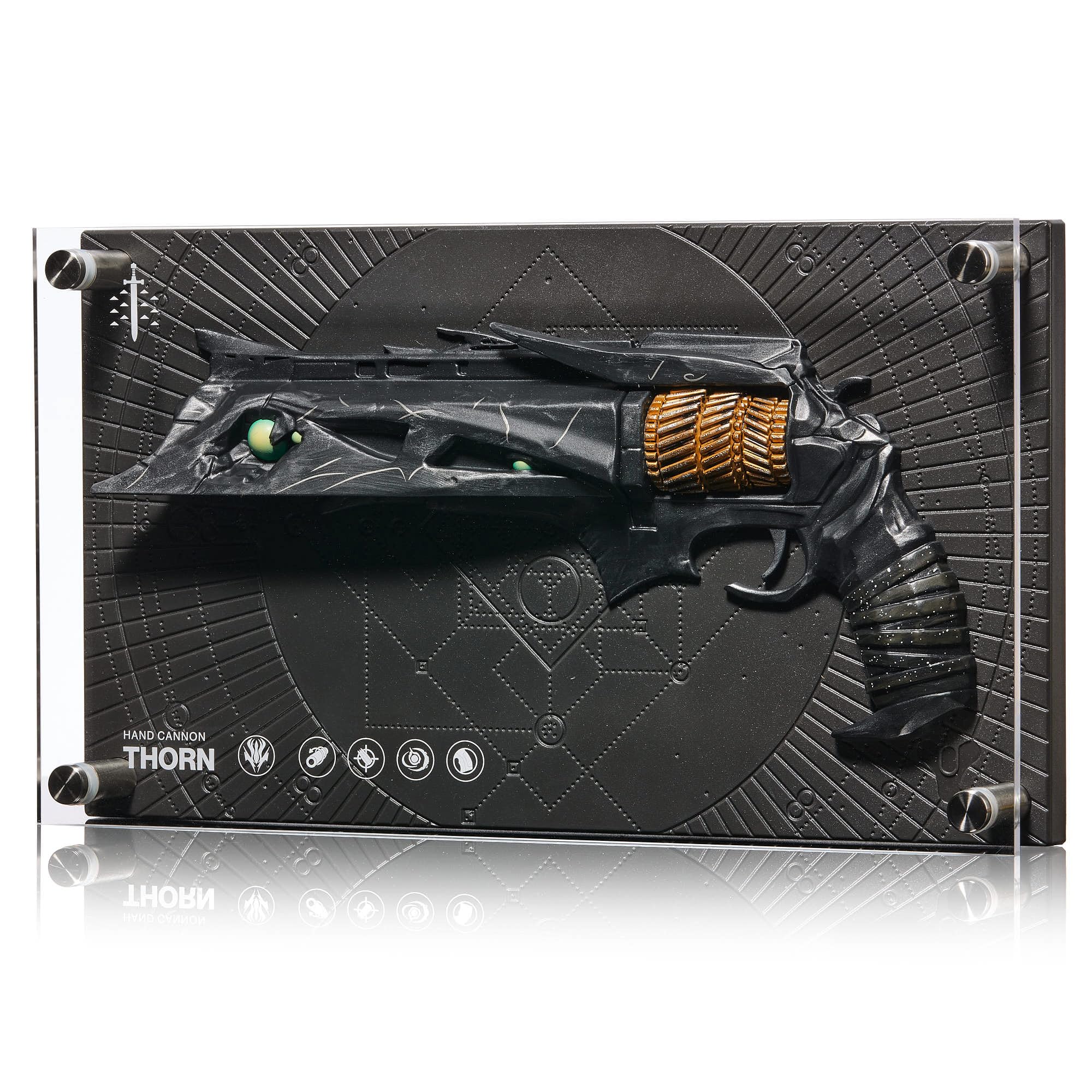 Numskull Thorn Exotic Weapon Figure 12x7 (30x18cm) Limited Edition Collectible Replica Statue - Official Destiny Merchandise - FPS Sci-Fi Action Video Game Figurine