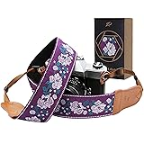 Padwa Lifestyle Purple Flowers Embroidered Camera