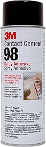 3M (98) Contact Cement 98 Spray Adhesive, 19 oz (539 g) [You are