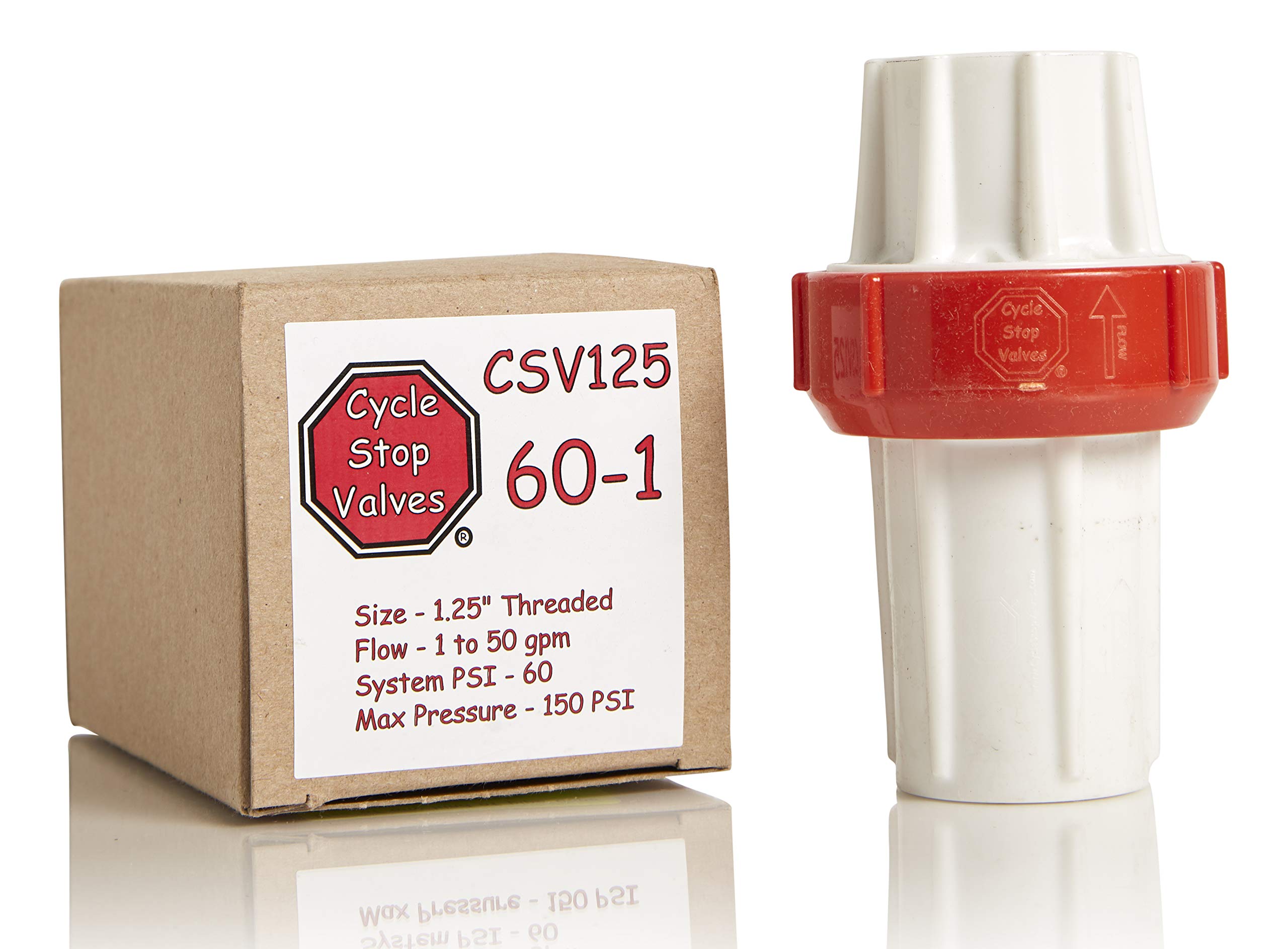 Cycle Stop Valves CSV125 601 Pump Control Valve, 11/4" Threaded, 60