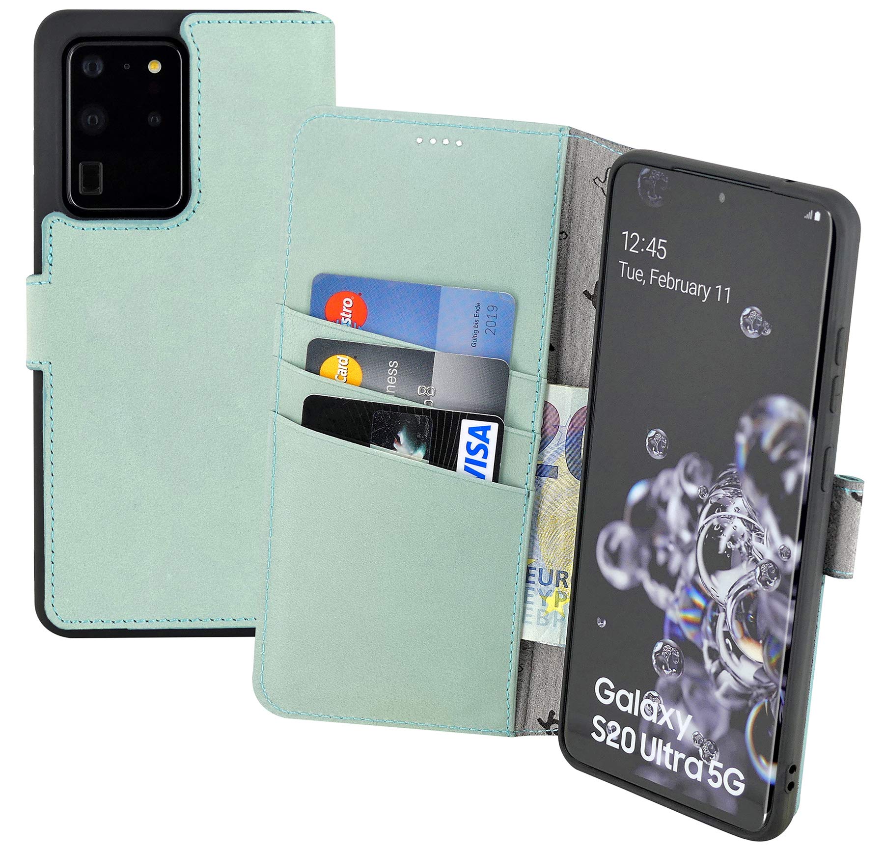 Suncase Book-Style Case Compatible with Samsung Galaxy S20 Ultra