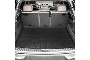 ECOLINER USA Premium Cargo Liner for Porsche Cayenne Coupe 2020-2024 - 100% Protection - Custom Fit Car Trunk Mat - All-Season Black Cargo Mat - 3D Shaped Laser Measured Trunk Liners for Porsche Cayenne