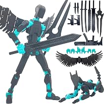 T13 Action Figure Set (Assembly Completed), 3D Printed Multi