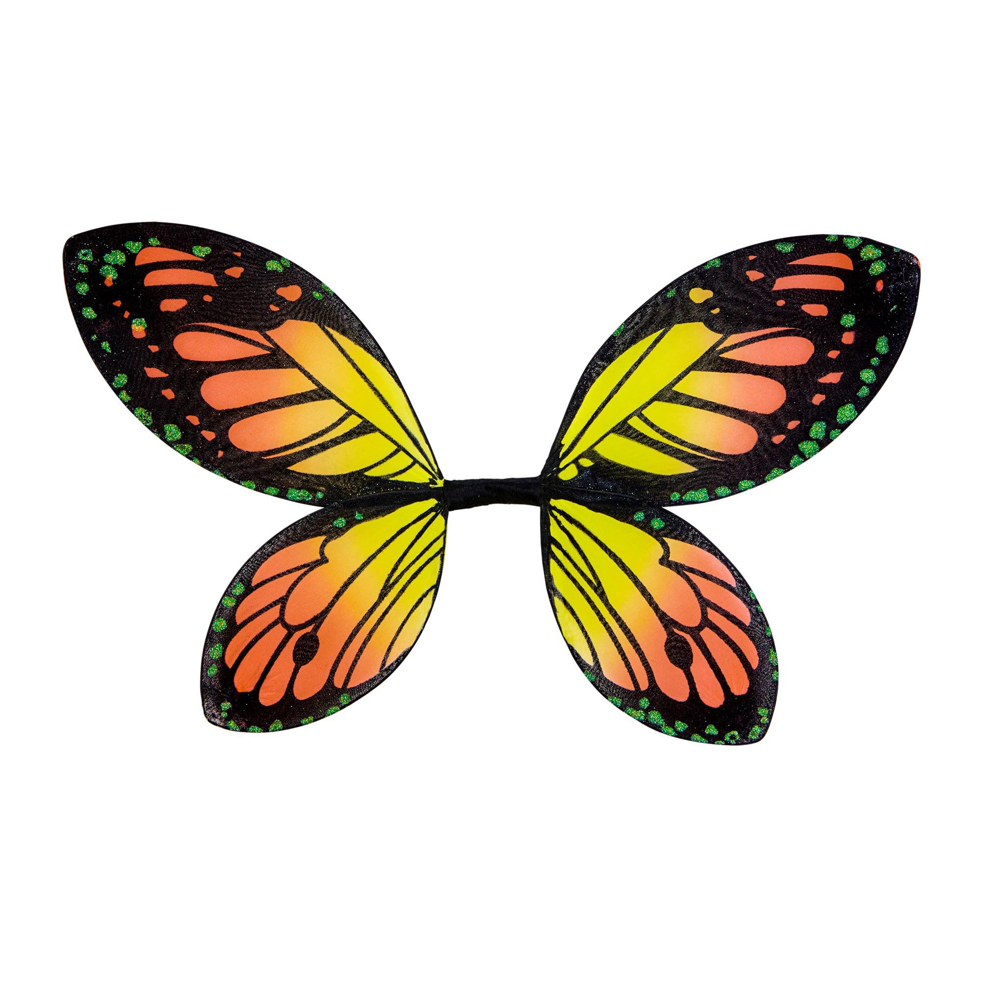 Widmann Black & Orange Children's Butterfly Wings