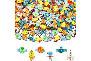 300 Pieces Space Mini Erasers Assortment Novelty Pencil Erasers Bulk for Rewards Prizes Gift Filler