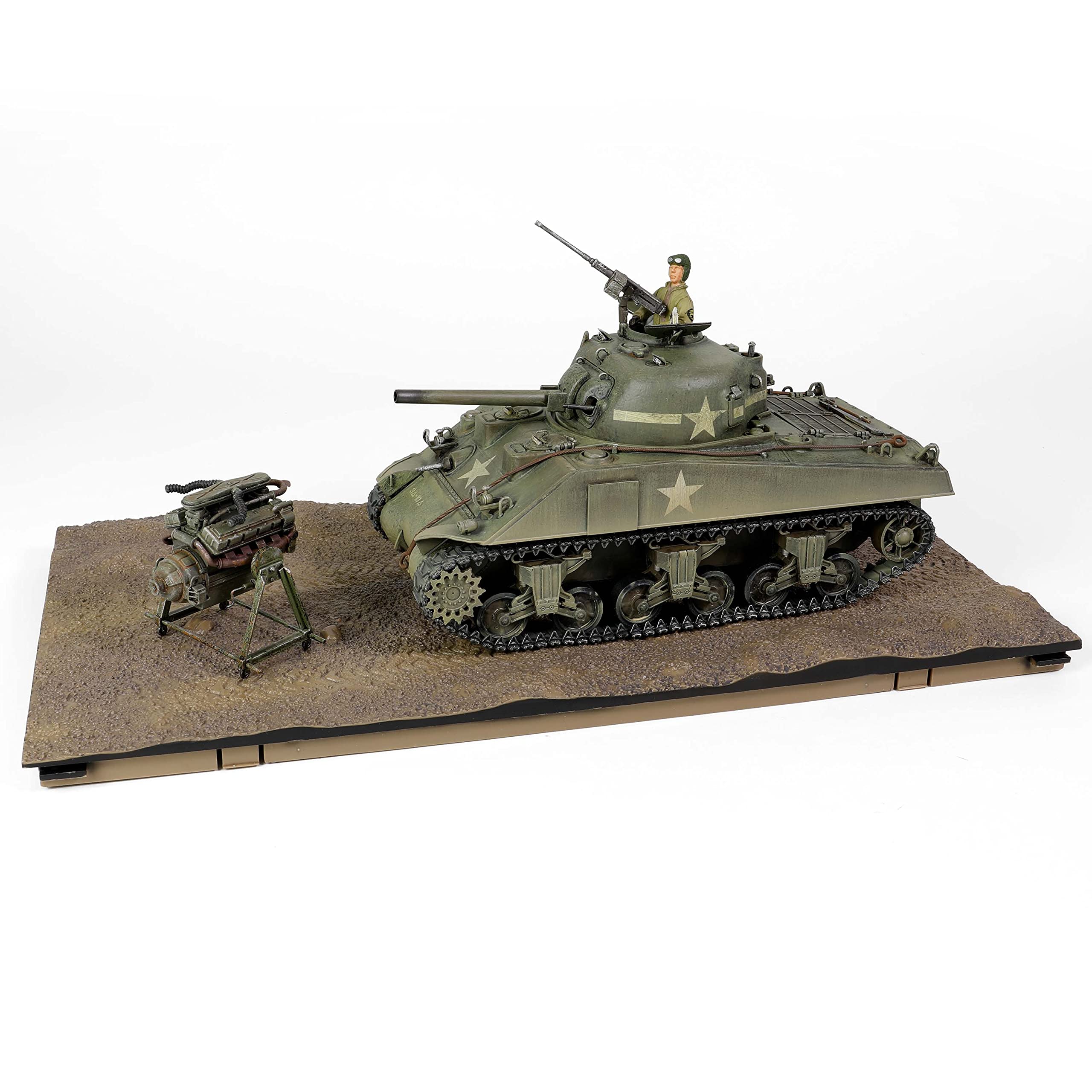 Forces of Valor 1:32 scale U.S. Sherman M4A3 medium tank, training vehicle, C Company, 10th Armoured Division, New York 1943