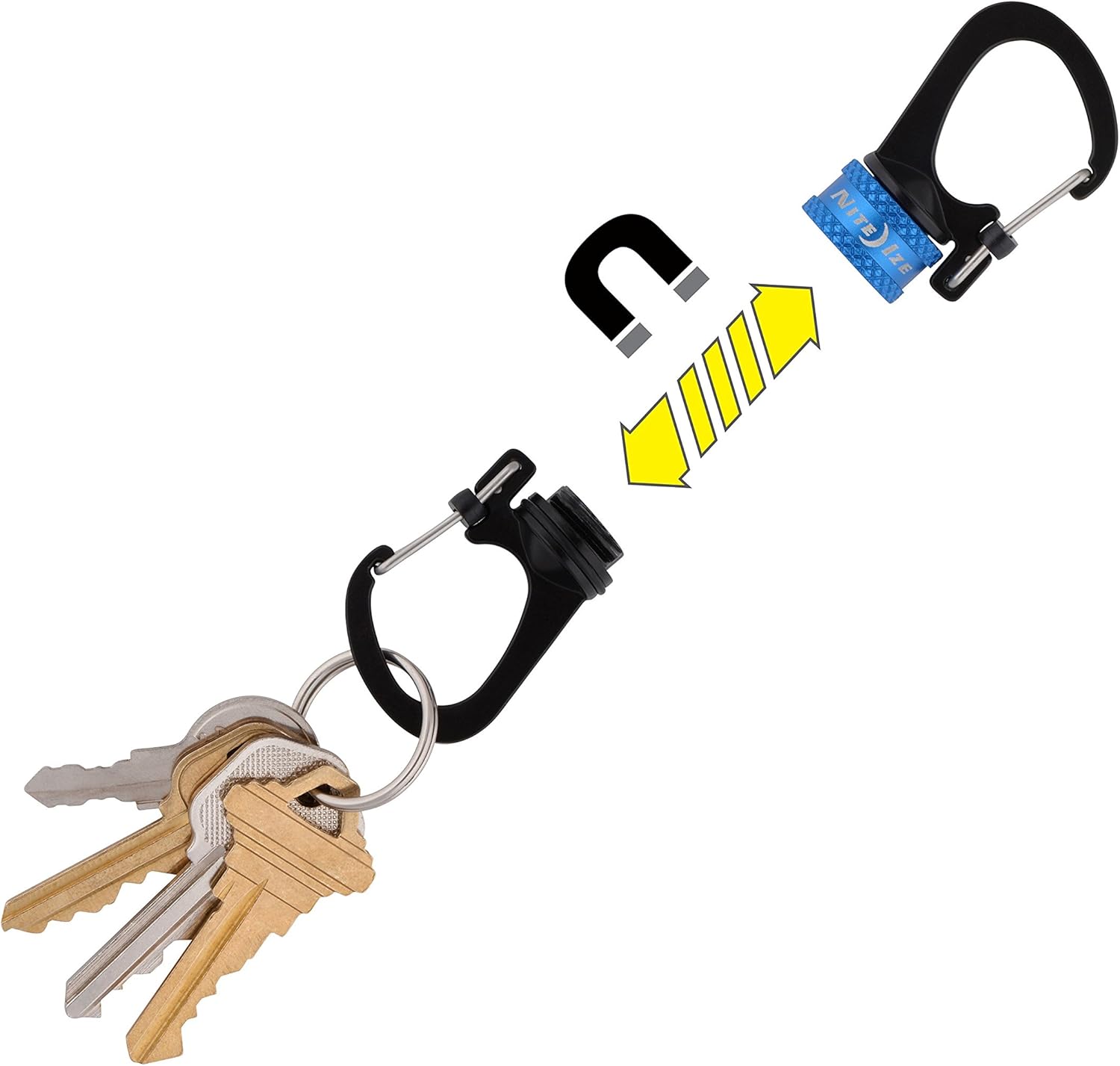 Nite Ize MSBL-03-R7 Carabiner, Blue: Nite Ize: Office Products