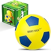 Kikkavo Silent Foam Soccer Ball PRO 2026 Weighted Indoor Training Ball Multi-Sport Dribbling Practice Soft No-Noise Design for Home Play, Durable Foam Construction Size 3/5/7