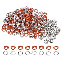 HARFINGTON 200 Set Color Round Grommets 8mm
