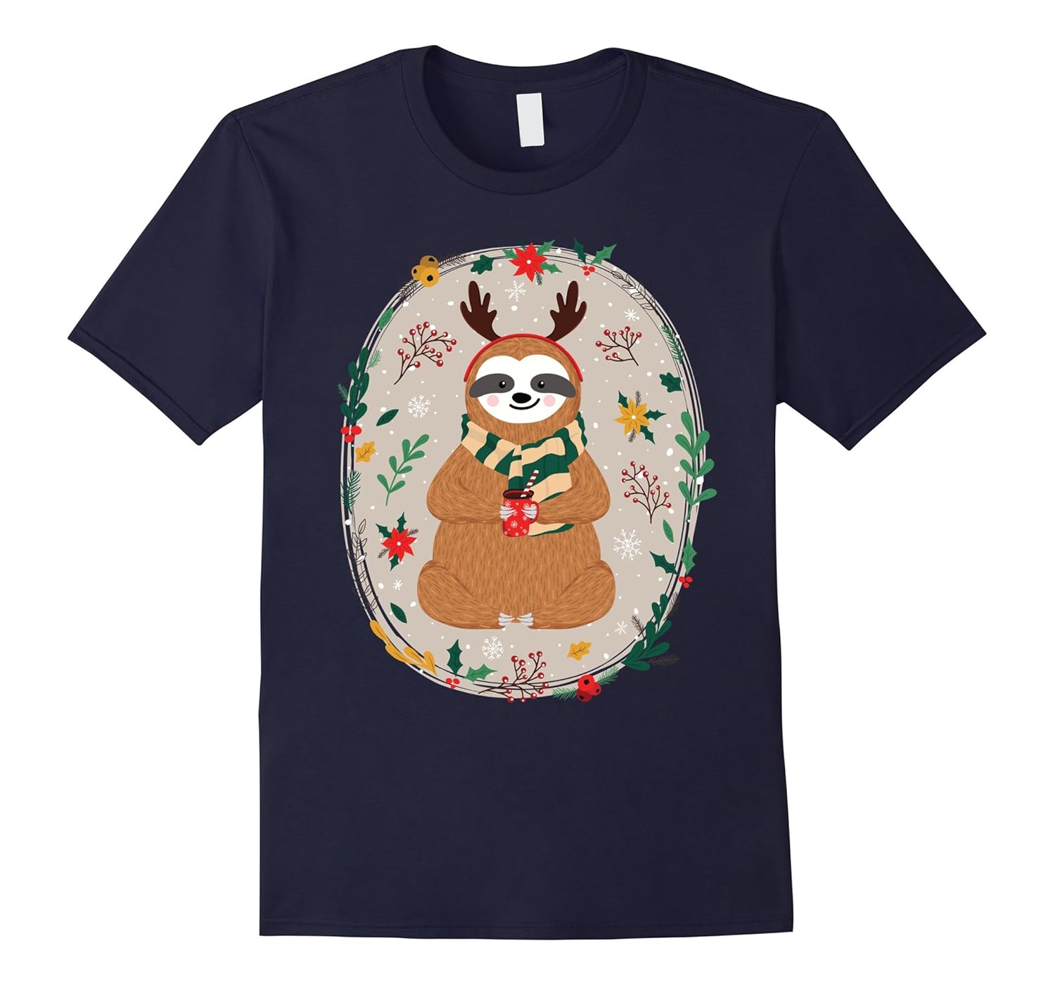 Funny Sloth Lovers Christmas T Shirt - Xmas Gift-ANZ