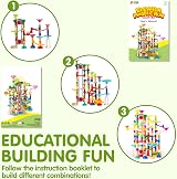 Joyin 236Pcs Glowing Marble Run with Motorized Elevator Toy Set 7+ STEM view 5