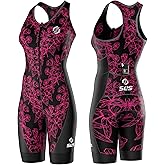 SLS3 Triathlon Suits Women - One Piece Tri Suit Women - Pro Womens Triathlon Suit - Premium Trisuit, No Shelf Bra