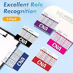 Besoar 5 Pack CNA Badge Buddy Card Holder