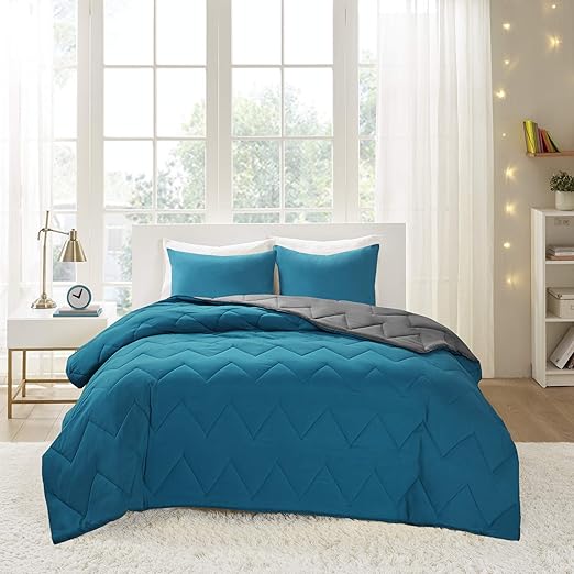 Amazon Com California Bedding All Season Luxury Egyptian Cotton Down Alternative Quilted Comforter Set 500 Gsm Microfiber Fill Machine Washable Home Kitchen