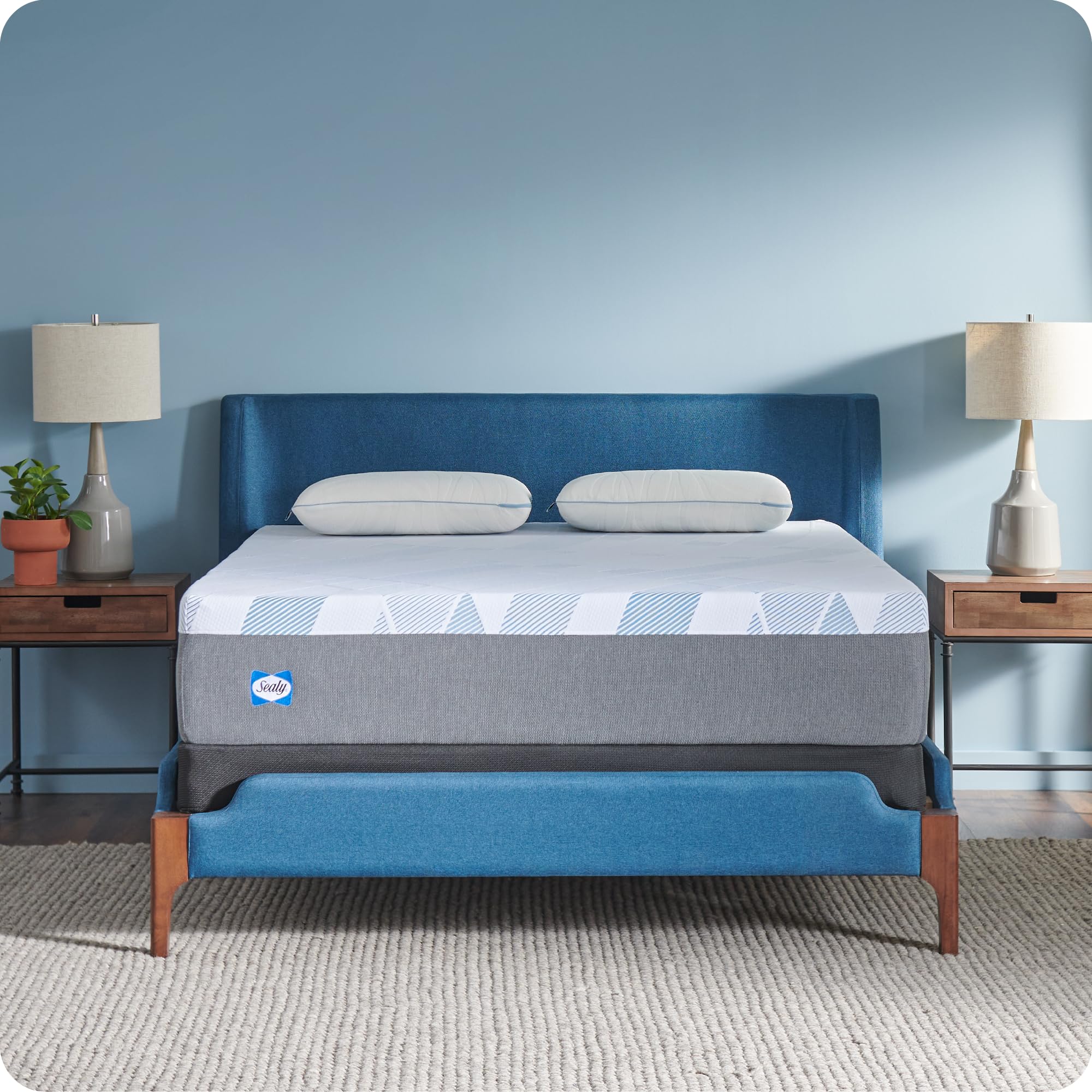 Photo 1 of **DIRTY FROM TRANSPORT **Sealy Dreamlife 12” Hybrid Mattress-i, California King, SealyComfort Gel Memory Foam, SealyResponsive Encased Coils, Surface-Guard Technology