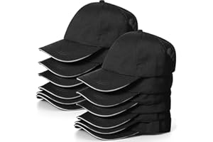 Shyyween Kids Baseball Caps Youth Adjustable Plain Baseball Hats Cotton Blank Hats Bulk for Girls Boys Sport Team