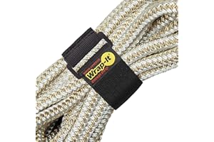 Super-Stretch Wrap-It Storage Straps (Assorted 8 Pack) - Elastic Hook and Loop Cinch Straps - Extension Cord Organizer, Hose, Rope and Cables Straps, Cord Wrap, Garage and RV Organization, Dad Gift