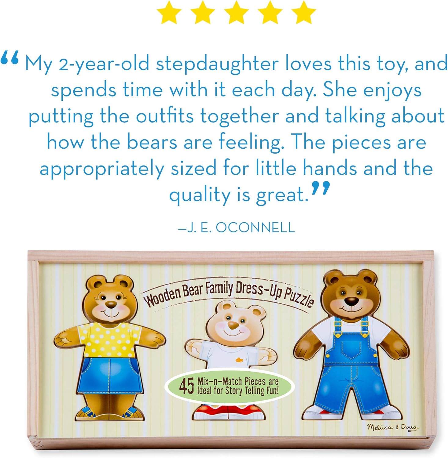 melissa and doug bear dress up puzzle