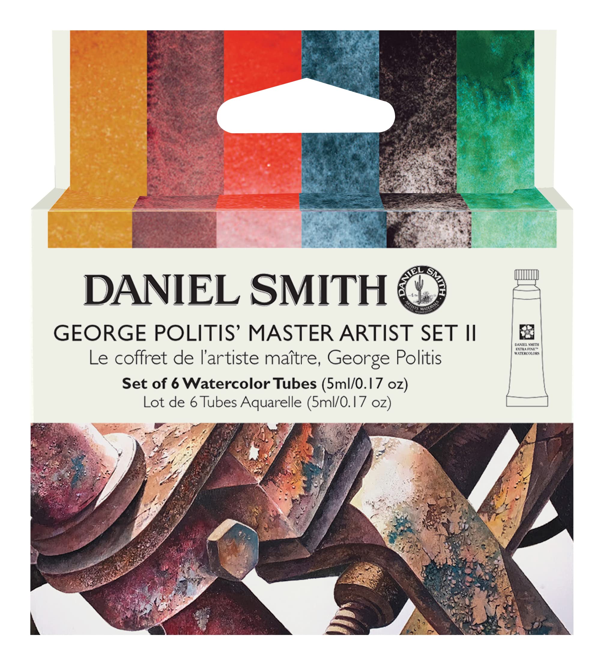 Daniel Smith Watercolors, George Politis' Master Artist Set II, Includes six 5ml Tubes (285610437)