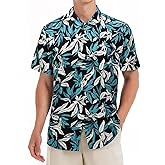 Havana Breeze Mens Hawaiian Shirts Silk Short Sleeve Beach Shirt Relaxed Fit Vacation Shirts