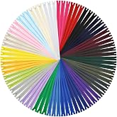 Nylon Zippers, DOITEM 72pcs 20cm/8 Inch Multicolor Nylon Coil Zippers for Sewing and Crafts 24 Colors